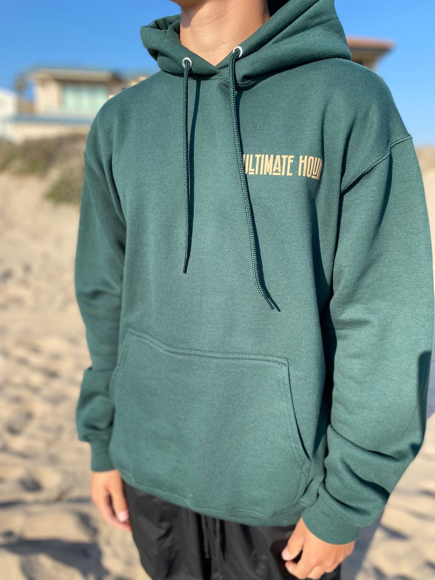 Unisex Graphic Hoodie - Forest Green