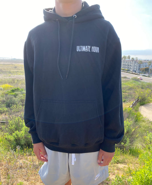 Unisex Graphic Hoodie - Black