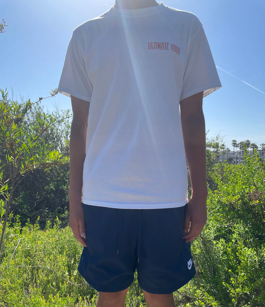 Mens Short sleeve Graphic Tee - White