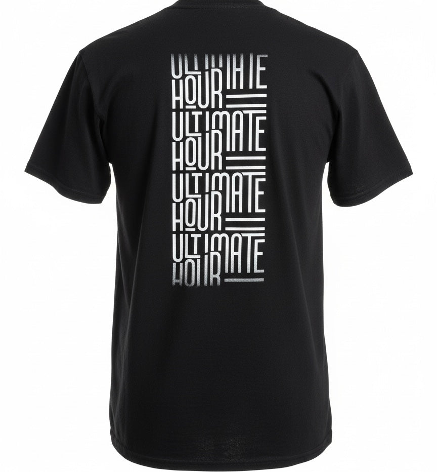 Mens Short sleeve Graphic Tee - Black