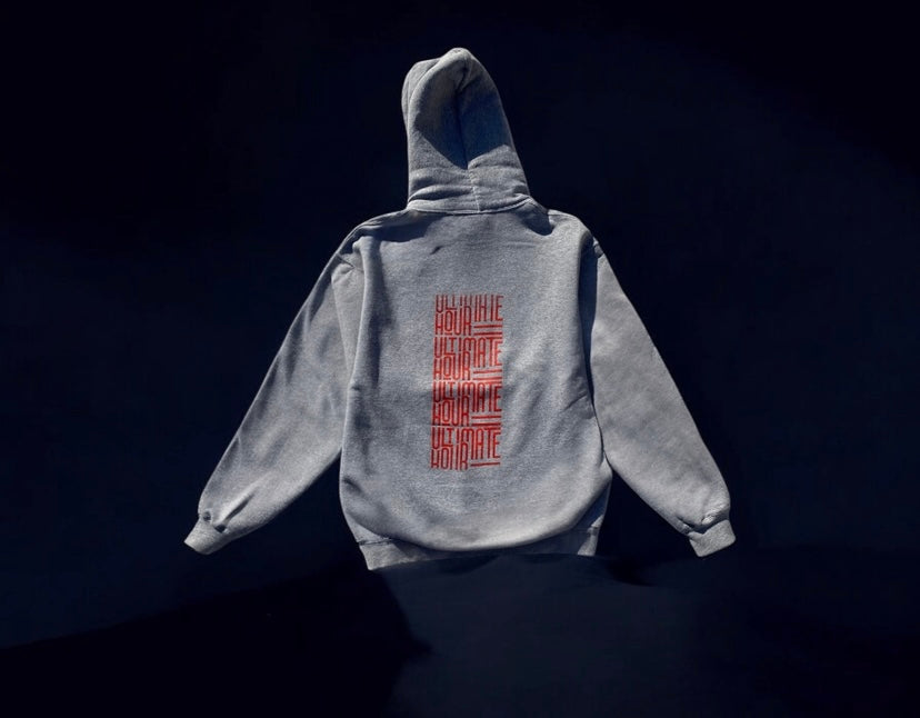 Unisex Graphic Hoodie - Gray