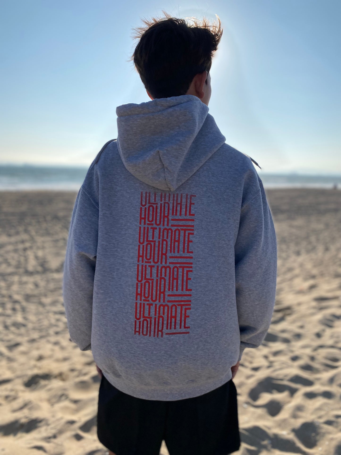 Unisex Graphic Hoodie - Gray