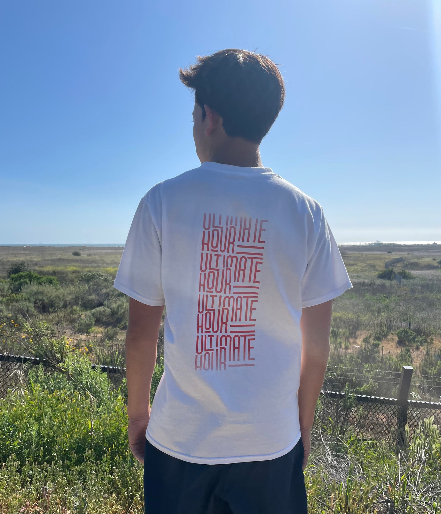 Mens Short sleeve Graphic Tee - White