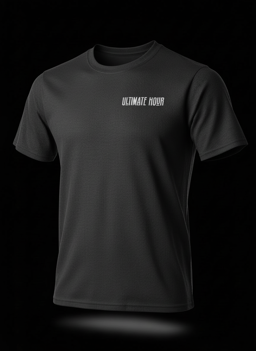 Mens Short sleeve Graphic Tee - Dark Gray