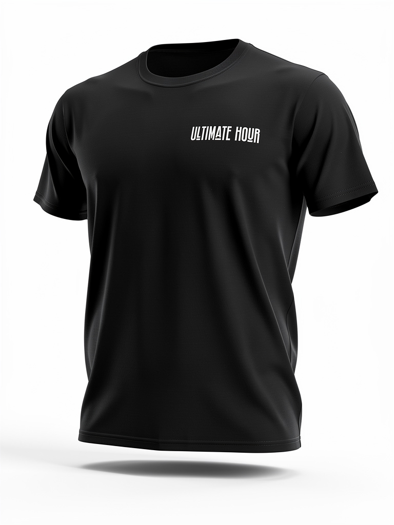 Mens Short sleeve Graphic Tee - Black