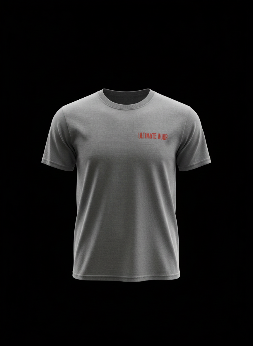 Mens Short sleeve Graphic Tee - Gray