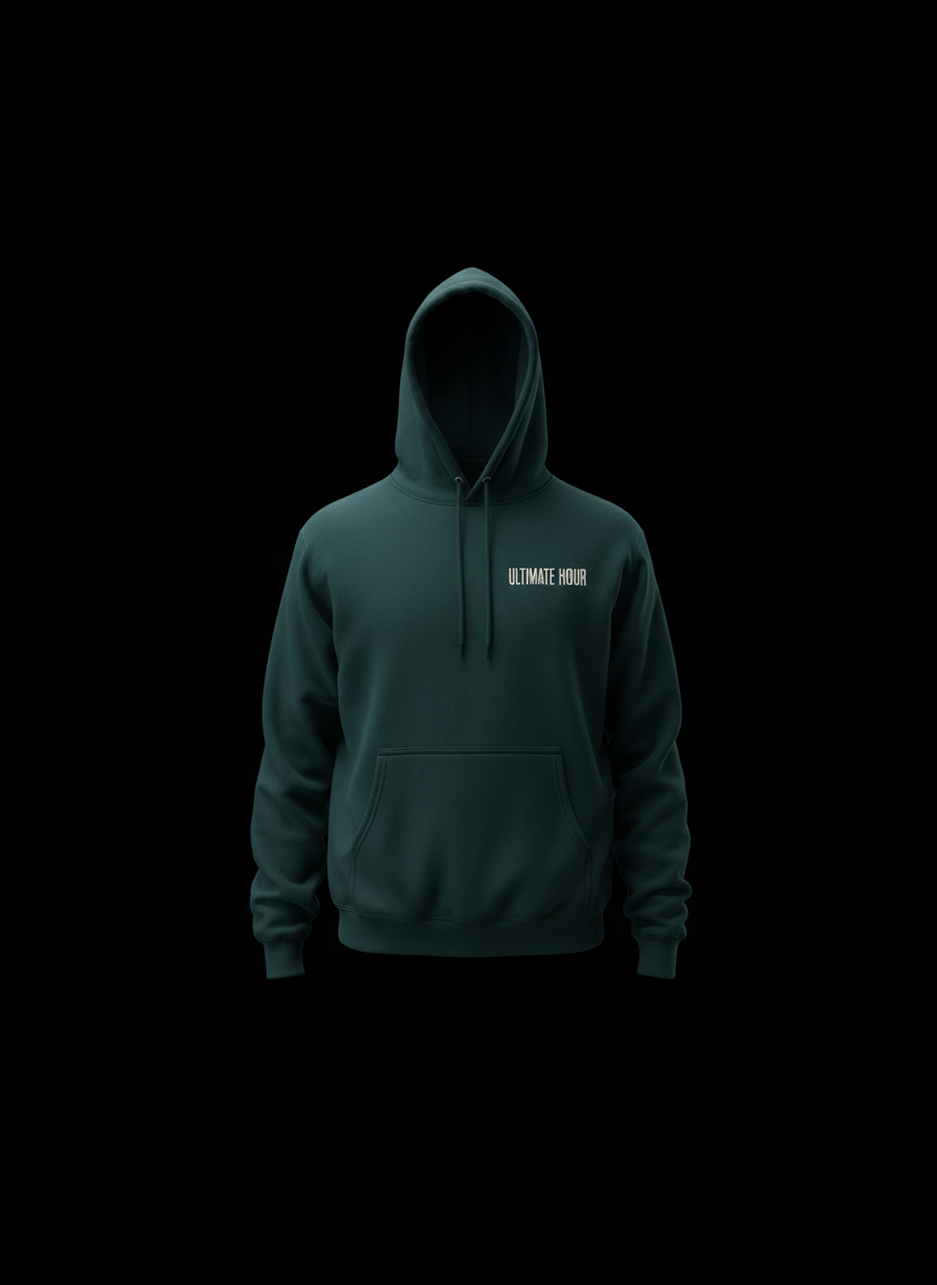 Unisex Graphic Hoodie - Forest Green