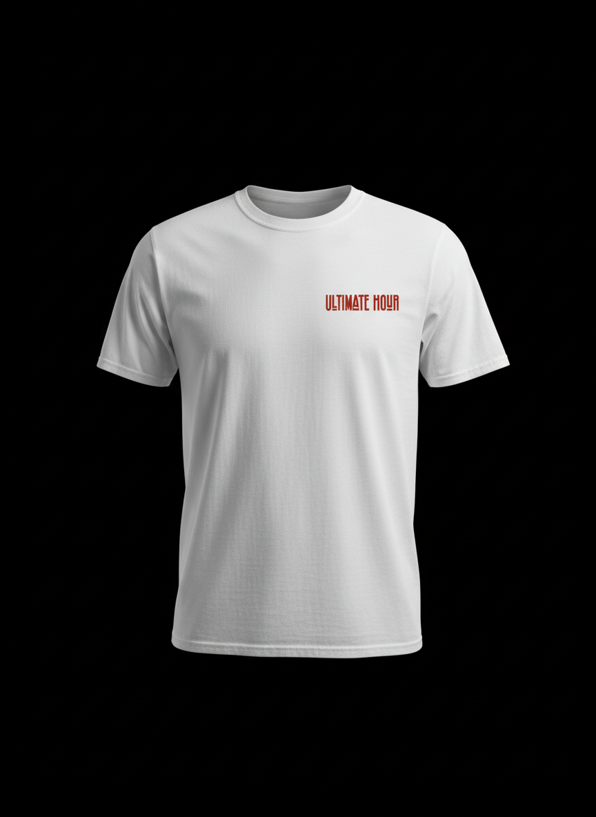 Mens Short sleeve Graphic Tee - White