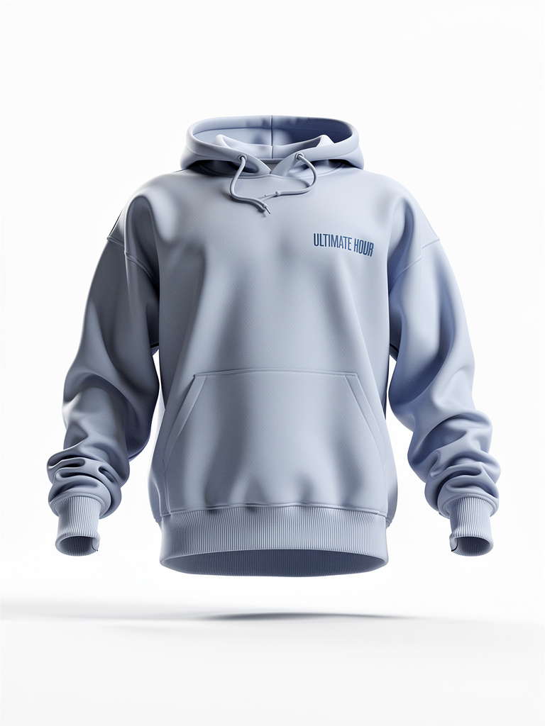 Unisex Graphic Hoodie - White