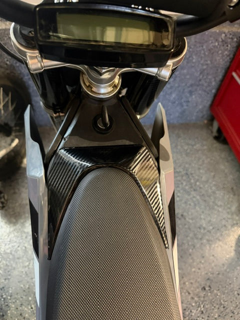 Carbon Fiber covered Seat Tab ETM RTR Dirt Bike